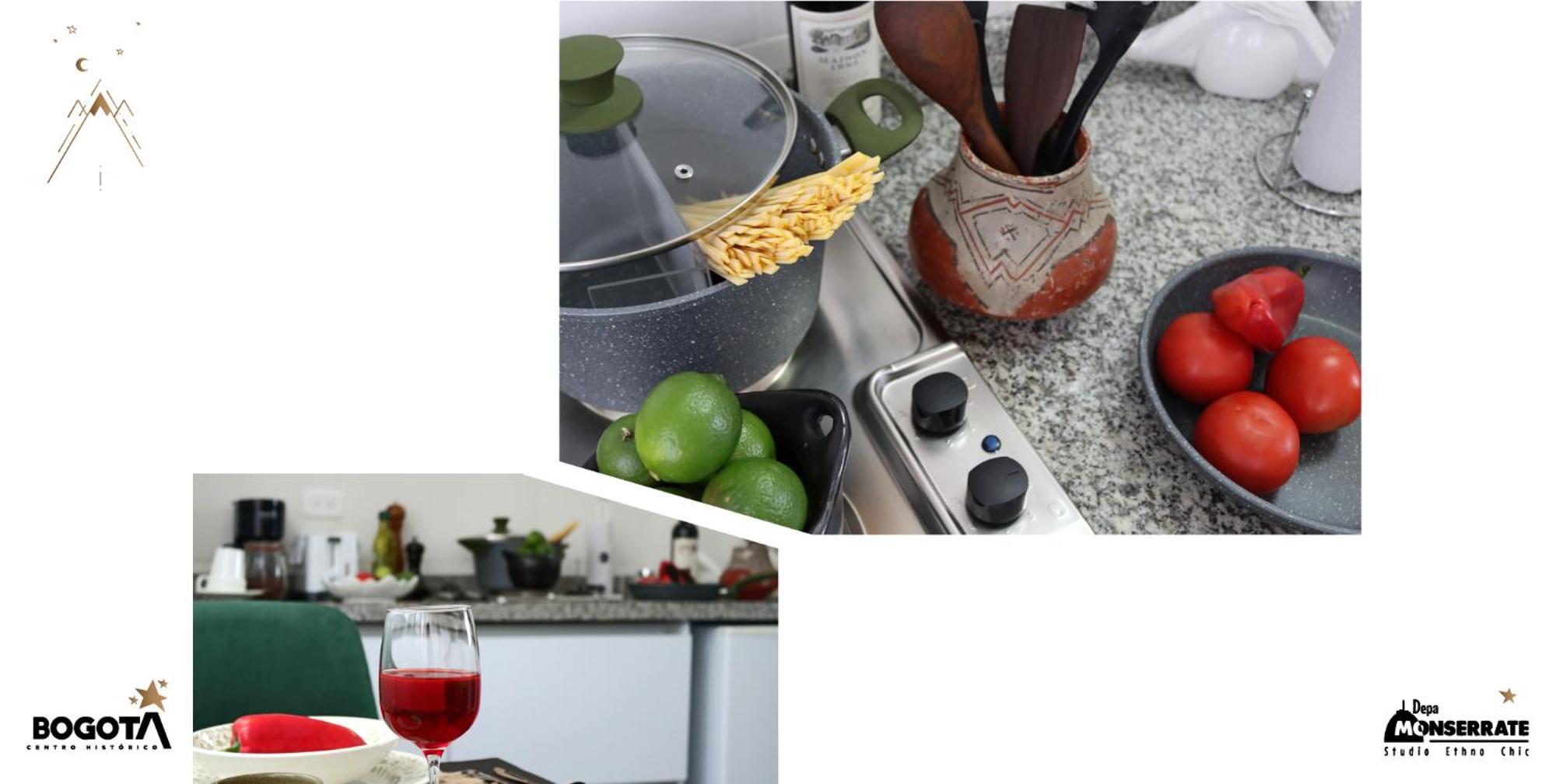 Depa Monserrate - Charming Historic Nest With Breathtaking Mountain Views - Apartaestudio โบโกตา ภายนอก รูปภาพ