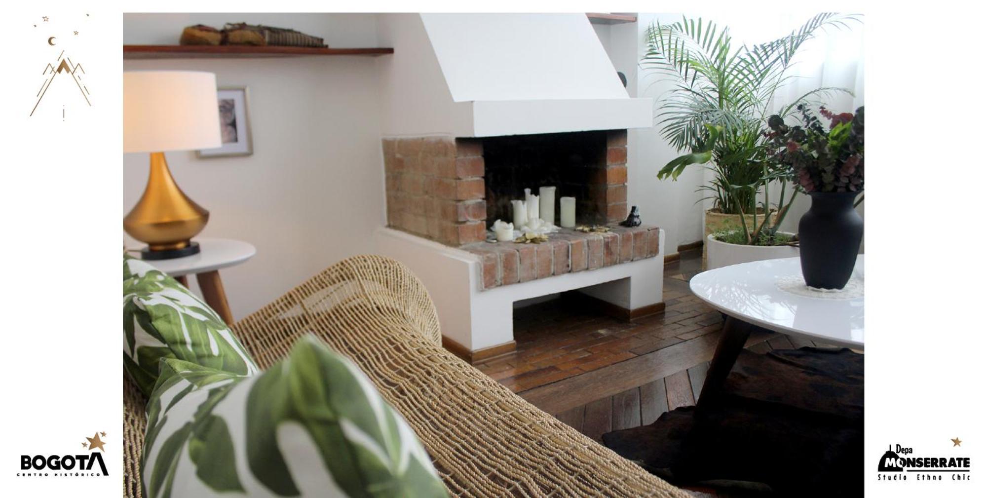 Depa Monserrate - Charming Historic Nest With Breathtaking Mountain Views - Apartaestudio โบโกตา ภายนอก รูปภาพ