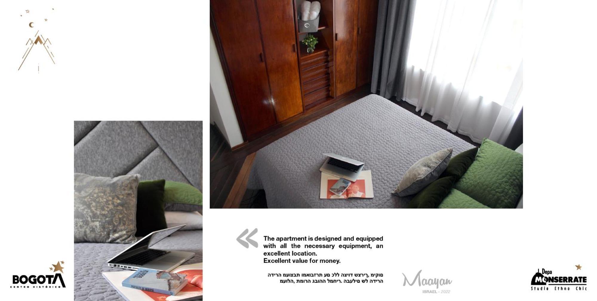 Depa Monserrate - Charming Historic Nest With Breathtaking Mountain Views - Apartaestudio โบโกตา ภายนอก รูปภาพ